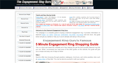 Desktop Screenshot of engagementringguru.com
