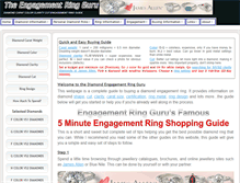 Tablet Screenshot of engagementringguru.com